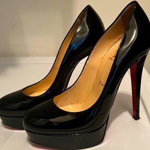 Platform patent leather Christain Louboutin Heels